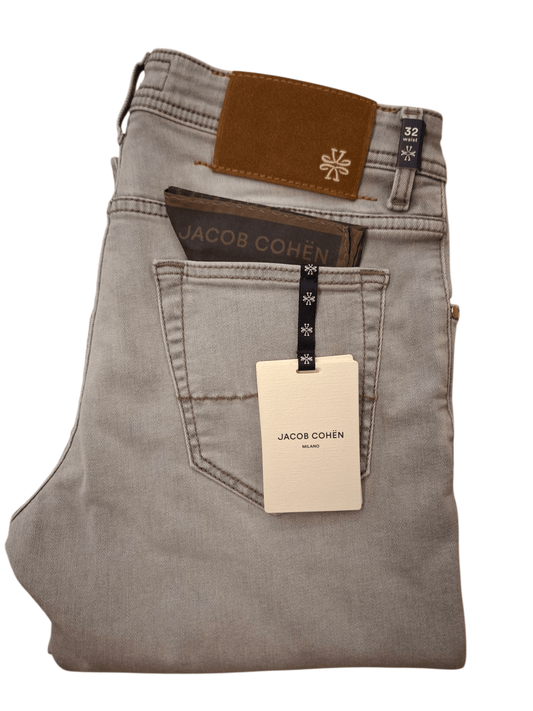 Jeans Jacob Cohen Grigio Chiaro - Diamante