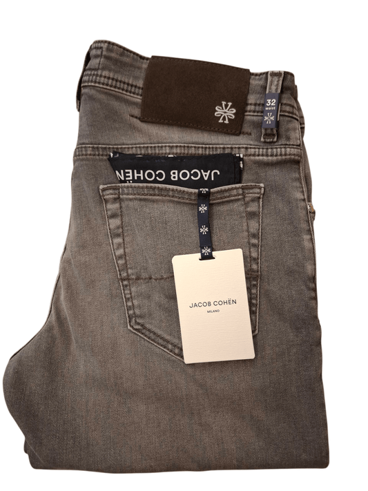 Jeans Jacob Cohen grigio scuro - Diamante